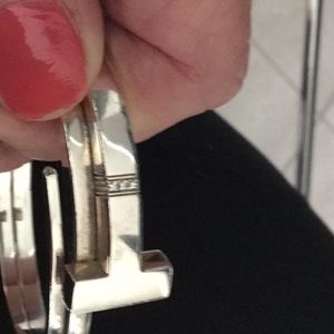 Tiffany S.S. Bracelet w/ Diamonds